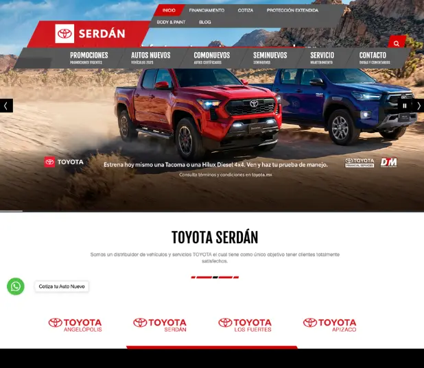 rediseño de paginas web