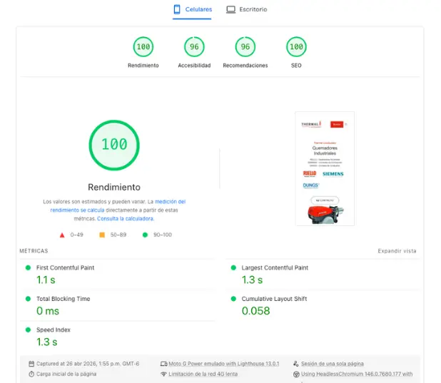 aginas Web optimizadas seo ia